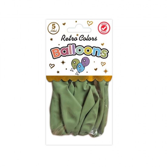 SÜSCÜ HASAN BALON PASTEL OKALİPTUS 10LU PAKET