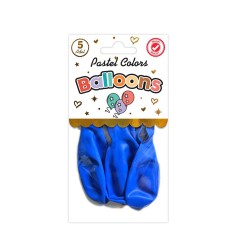 SÜSCÜ HASAN BALON PASTEL AÇIK MAVİ 10LU PAKET