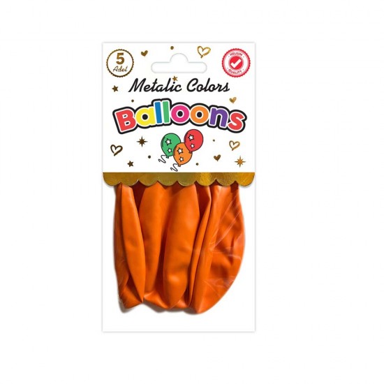 SÜSCÜ HASAN BALON PASTEL TURUNCU 10LU PAKET