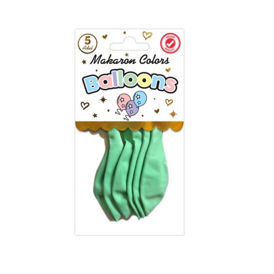 SÜSCÜ HASAN BALON MAKARON YEŞİL10 LU PAKET