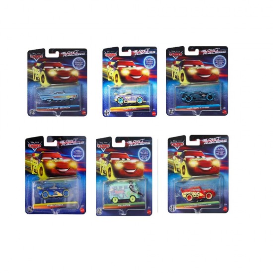 MATTEL HPG76 CARS KARANLIKTA PARLAYAN YARIŞÇILAR