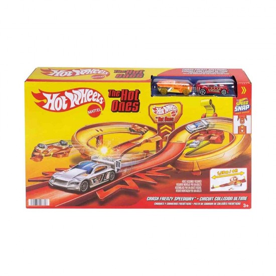 MATTEL JFD11 HOT WHEELS HOT ONES OTOYOL SETİ