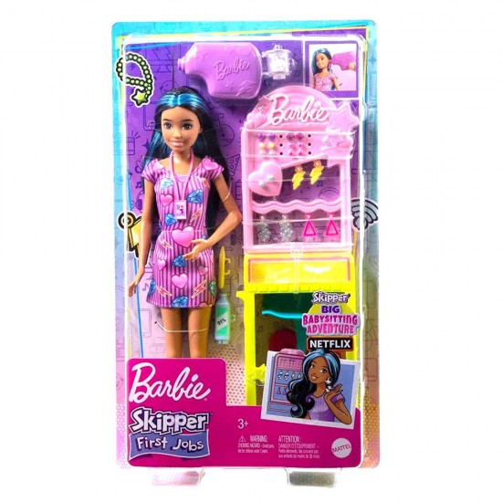 MATTEL HKD78 BARBİE SKIPPERIN TAKI STANDI OYUN SETİ
