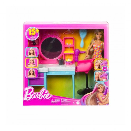 MATTEL HKV00 BARBİE MUHTEŞEM KUAFÖR OYUN SETİ -3