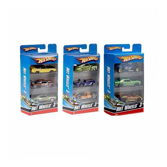 MATTEL K5904 HW ÜÇLÜ ARABA SETI  4-12