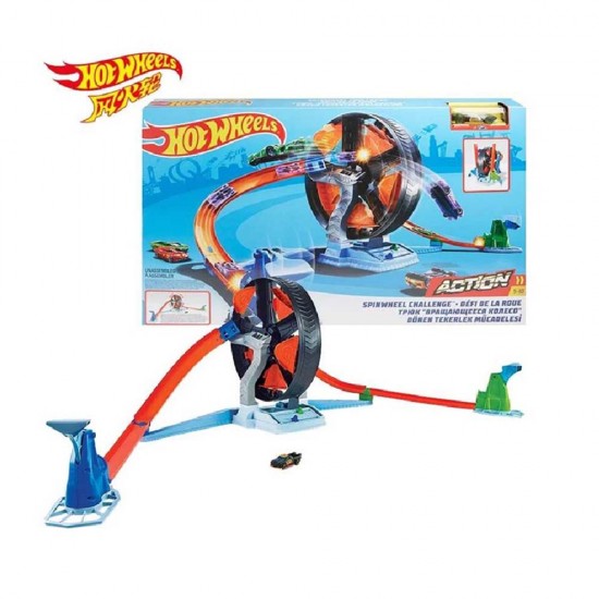 MATTEL GJM77 HW DONEN TEKERLEK MACERASI YARIS SETI