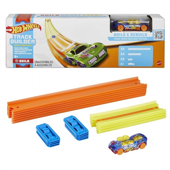 MATTEL GVG13 HOT WHEELS TRACK BUILDER TEMEL PİST SETİ