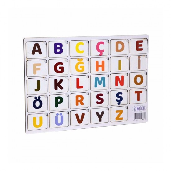 CC 01410 ABC AHŞAP HARFLER