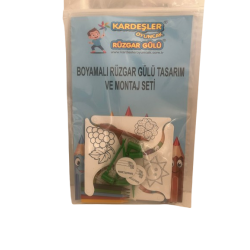 KARDEŞLER 82237 BOYALI RÜZGAR GÜLÜ TASARIM VE MONTAJ SETİ