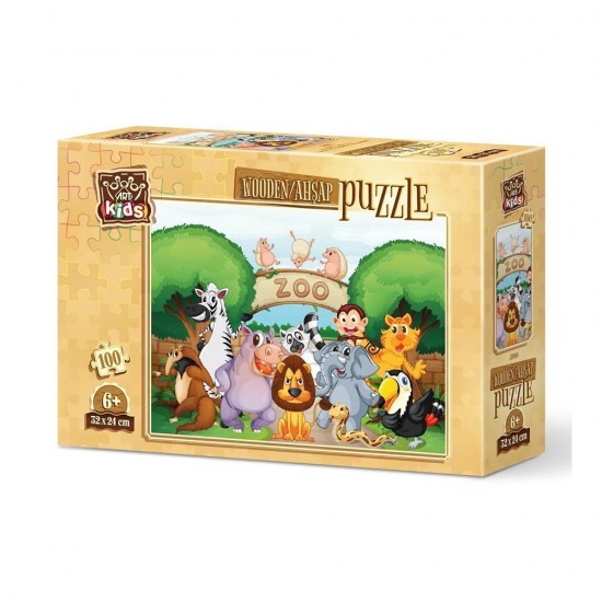 HEİDİ 5900 ART PUZZLE 100 PARÇA HAYVANAT BAHÇESİNE HOŞGELDİNİZ