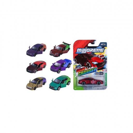 SİMBA MAJORETTE RENK DEĞİŞTİREN PREMİUM ARABALAR 6 ASORTİ 8504000001
