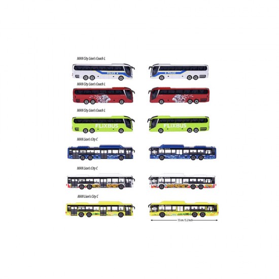 SİMBA MAJORETTE ŞEHİR MAN OTOBÜS 6 ASORTİ 85030020