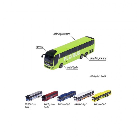 SİMBA MAJORETTE ŞEHİR MAN OTOBÜS 6 ASORTİ 85030020
