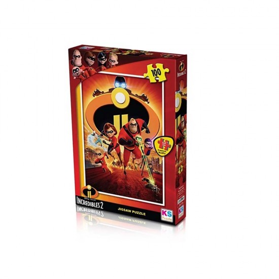 ONUR INC714 PUZZLE 100 PRÇ INCREDIBLES 2