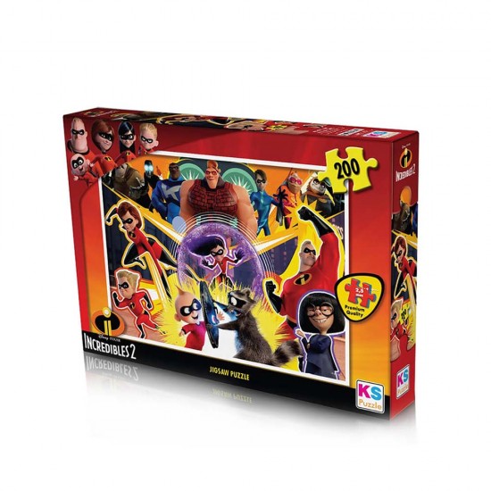 ONUR TNC113 PUZZLE 200 PRÇ INCREDIBLES 2