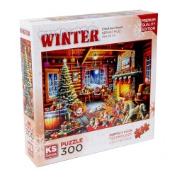 ONUR 19251 PUZZLE 300 PRÇ CHRİSTMAS ROOM