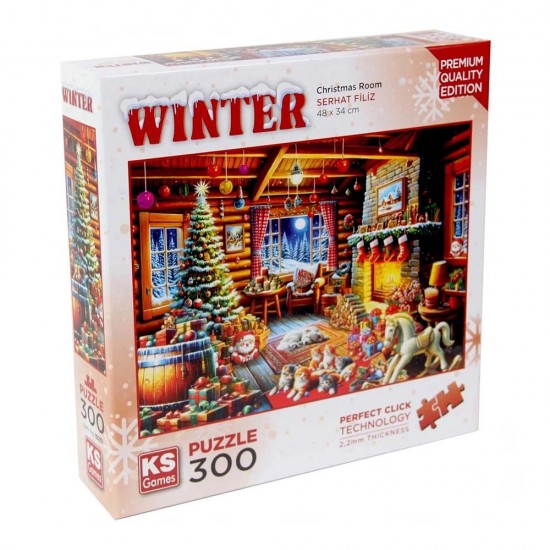 ONUR 19251 PUZZLE 300 PRÇ CHRİSTMAS ROOM