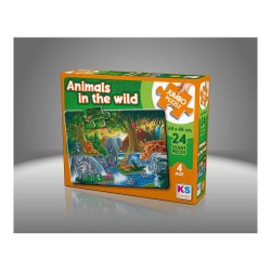 ONUR JP31008 PUZZLE 24 PRÇ ANIMAL İN THE WILD JUMBO