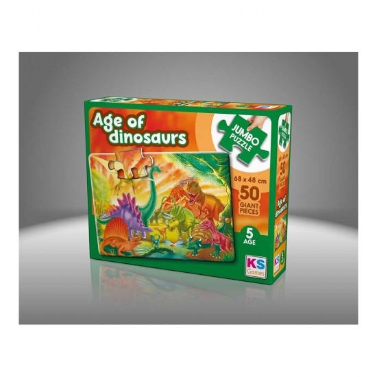 ONUR 31012 PUZZLE 50 PRÇ THE AGE OF DİNOSAURS JUMBO