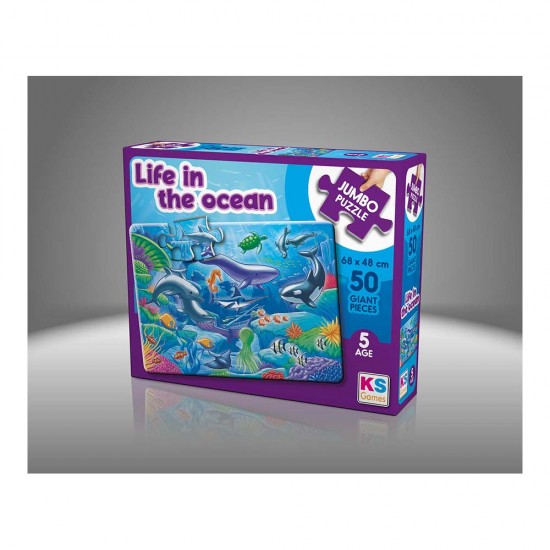 ONUR 31013 PUZZLE 50 PRÇ LİFE IN THE OCEAN JUMBO