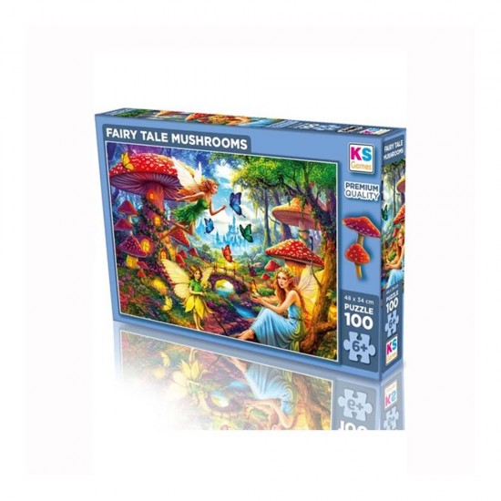 ONUR 31502 PUZZLE 100 PRÇ FAIRY TALE MUSHROOMS