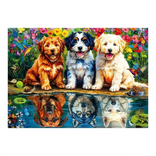 ONUR 31503 PUZZLE 100 PRÇ FEARLESS PUPPIES