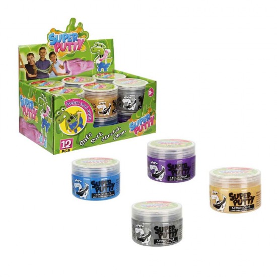 SUNMAN SLIME SUPER PUTTY METALİC COLOR 120ML