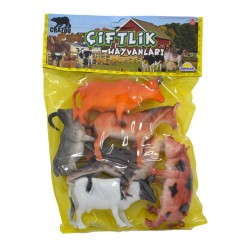 SUNMAN 00712 FİGÜR ÇİFTLİK HAYVALARI BÜYÜK POŞET 6