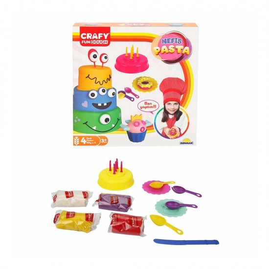 SUNMAN 2013 OYUN HAMURU 4X50GR SET NEFİS PASTA