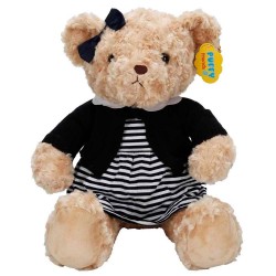 SUNMAN 04807 PELUŞ AYI TEDDY BEAR KIYAFETLİ 37CM