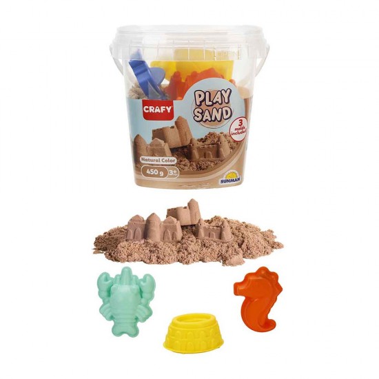 SUNMAN 5699 OYUN KUMU SET 3KALIP PLSTK KOVA 45G GR NATUREL