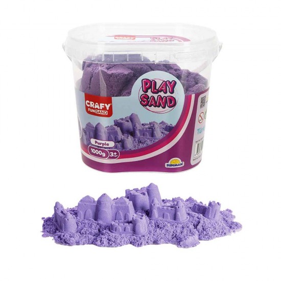 SUNMAN 5704 OYUN KUMU PLSTK KOVA 1000GR MOR