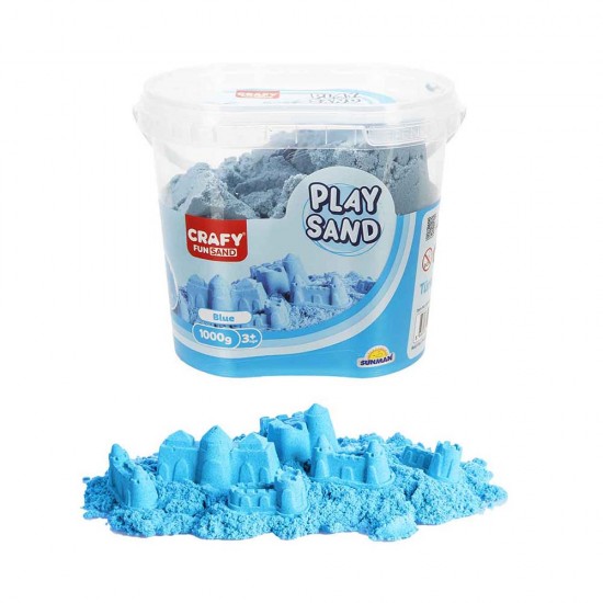 SUNMAN 5705 OYUN KUMU PLSTK KOVA 1000GR MAVİ