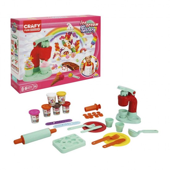 SUNMAN 30950 OYUN HAMUR SET BYK ICE CREAM FACTORY CRAFY 31PRÇ