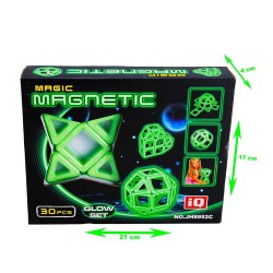 KIZILKAYA JH8952C 30 PARÇA MANYETİK SİHİRLİ PARLAYAN BLOCK