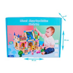 KIZILKAYA 2102102 AHSAP 128 PARCA MIMARI YAPI BLOCK