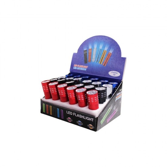 KIZILKAYA 2309022 METAL EL FENERİ 4 RENK 24LÜ KT