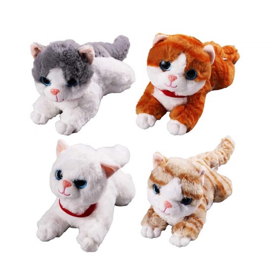 KIZILKAYA 2309034 PELUŞ 25CM KEDİ YATAN SESLİ