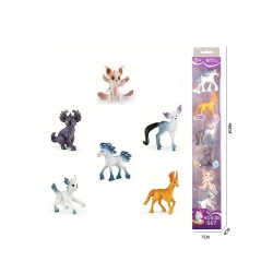4İ KZ956-030F HORSE SET MİSTİK HAYVANLAR KUTULU