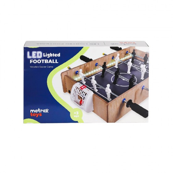 AKÇİÇEK 406 AHŞAP LEDLİ MASA MAÇI OYUNU