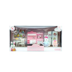 MEGA BY6617 DREAMY MİNİ TAVŞAN BÜYÜK MUTFAK OYUN SETİ