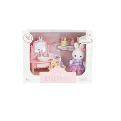 MEGA BY6621-5 DREAMY MİNİ TAVŞAN AKSESUARLI LAVABO SETİ