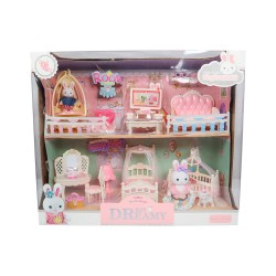 MEGA BY6627 DREAMY MİNİ TAVŞAN YATAK ODASI VE SALON TAKIMI