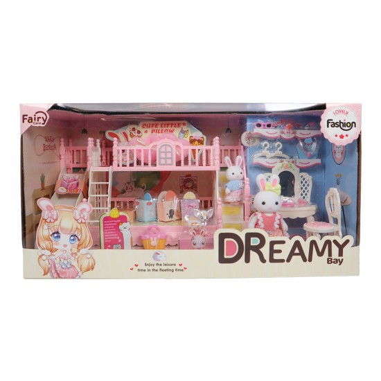 MEGA BY6628 DREAMY MİNİ TAVŞAN ÇİFT KİŞİLİK YATAK TAKIMI