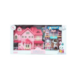 MEGA BY6679 DREAMY MİNİ TAVŞAN VİLLA OYUN SETİ