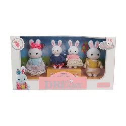 MEGA BY6699 DREAMY MİNİ TAVŞAN TAVŞAN AİLESİ SETİ