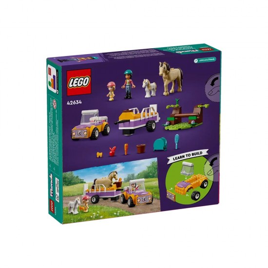 ADORE LEGO LGF42634 HORSE AND PONY TRAILLER