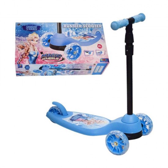 BEREN BRN-2549 IŞIKLI RUNNER SCOOTER MAVİ KIZ