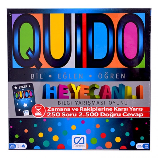 CA 5046 EĞİTİCİ QUIDO BOARD GAME