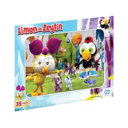 CA 5082-5083 FRAME PUZZLE 35 PRÇ LİMON İLE ZEYTİN